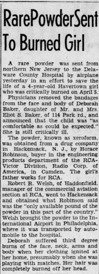 Deborah Baker hospitalized